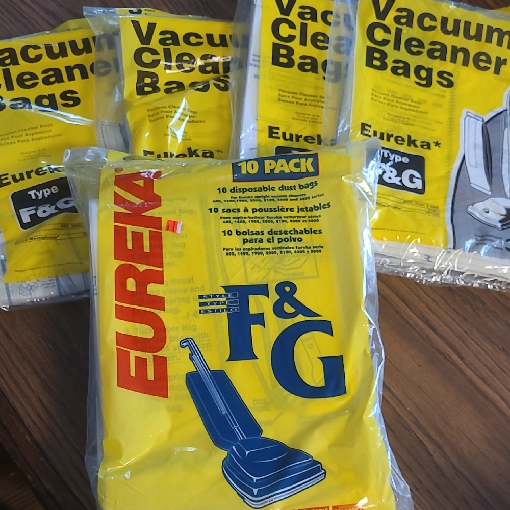 LOT OF 21 Total Bags!! Eureka Vacuum Cleaner Bags Type F&G Disposable Dust Bags!